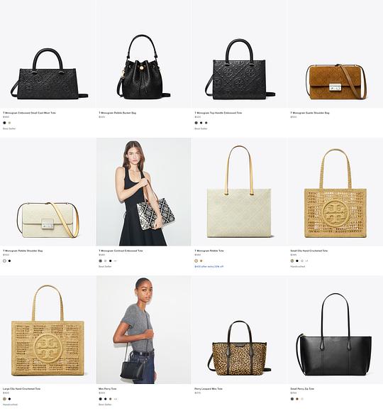交易｜美国Tory burch折扣区可以折上折（再加75折），其他是85折 - 夜晚笔记