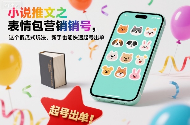 小说推文之表情包营销号,这个傻瓜式玩法,新手也能快速起号出单 小说推文之表情包营销号,这个傻瓜式玩法,新手也能快速起号出单